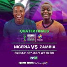 Zambia vs Nigeria Women's Football Live