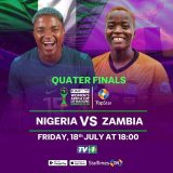 Zambia vs Nigeria Women's Football Live