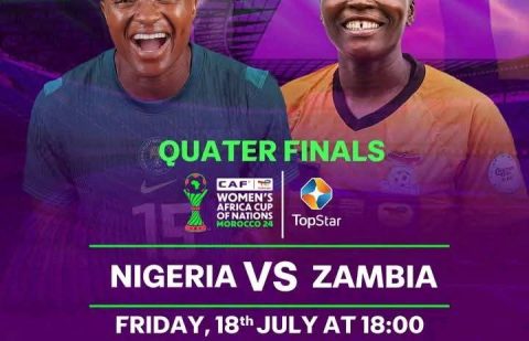 Zambia vs Nigeria Women's Football Live